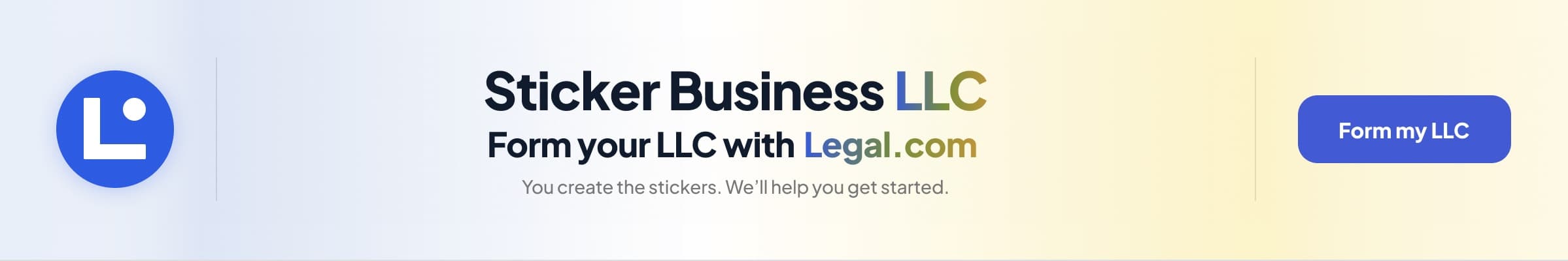 How to form your sticker business llc