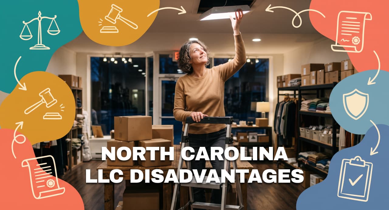 A North Carolina shop owner handling after-hours maintenance, illustrating ongoing LLC responsibilities.